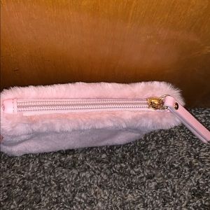 Forever 21 Bags - Pink fur zip Coin pouch bag Forever 21 Bags - Pink fur zip Coin pouch bag